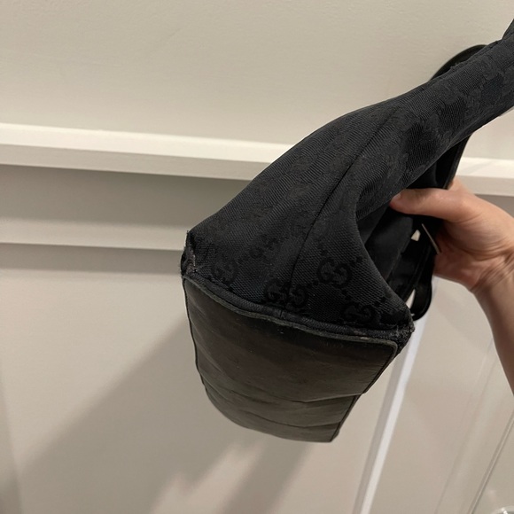 Gucci GG Monogram Black Tote Authentic - Picture 5 of 9